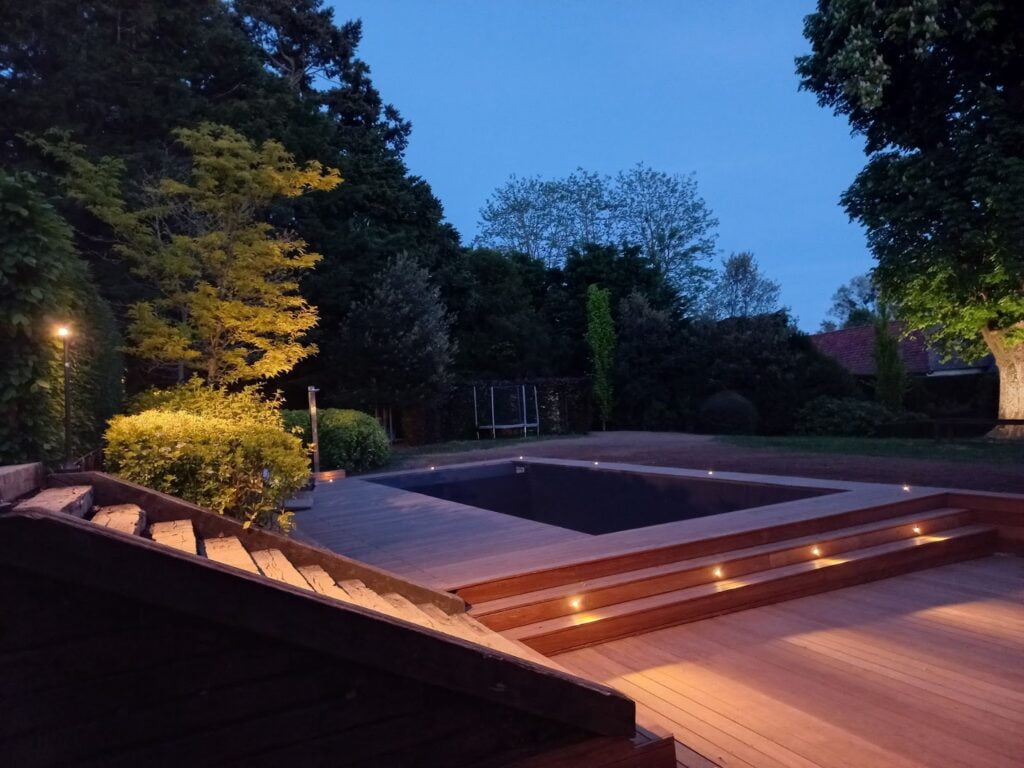 Spots LED extérieurs de FD Eclairage pour terrasses