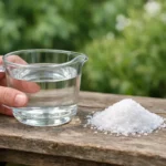 Le danger du mélange vinaigre blanc sel pour le jardin. Protégez vos plantes des effets néfastes de ce désherbant maison.